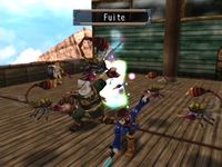 une photo d'Ã©cran de Skies of Arcadia Legends sur Nintendo Gamecube